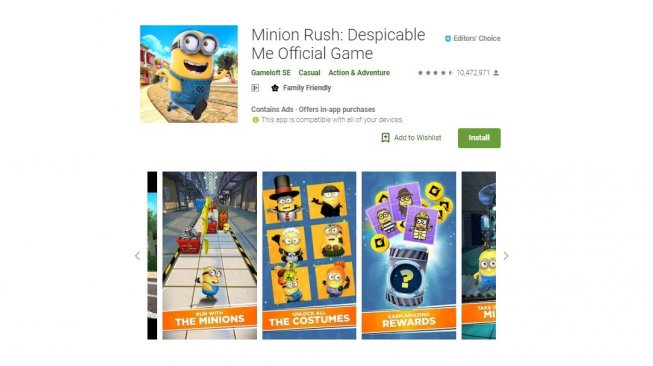 Game android dengan karakter terpopuler 2019. [Google Play Store]