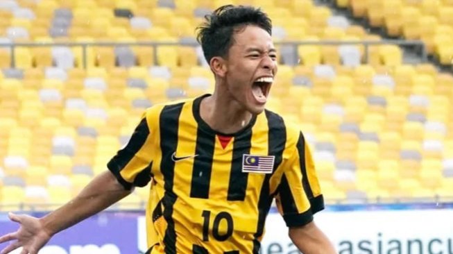 Striker Timnas Malaysia U-18, Luqman Hakim Shamsudin. (Dok. Vocketfc).