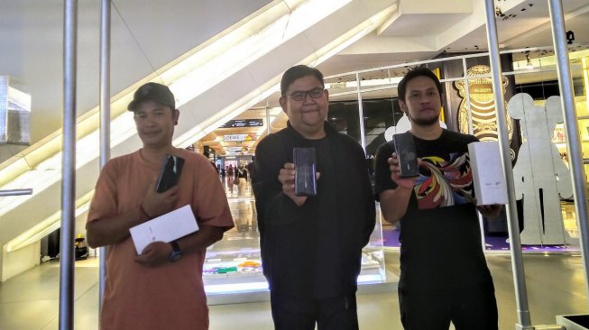 Oppo Reno 10x Zoom Limited diluncurkan di Jakarta, Rabu (14/8/2019). [Suara.com/Tivan Rahmat]
