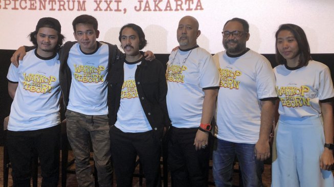 Konfrensi pers film Warkop DKI Reborn. [Revi C Rantung/Suara.com]