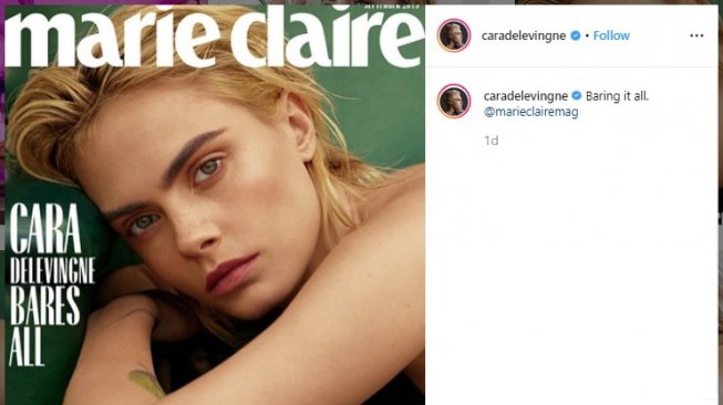 Cara Delevingne. (Instagram/@caradelevingne)