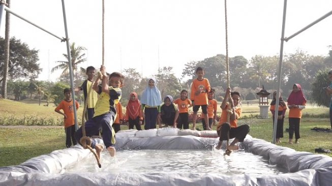 Sambut HUT RI, 50 Anak Sekolah Dasar Seru-seruan di Hyatt Regency Yogyakarta