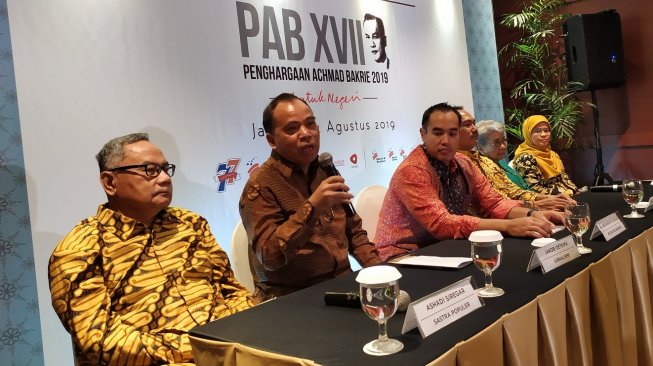 Konfrensi pers acara Pengharaan Achmad Bakrie 2019. [istimewa]