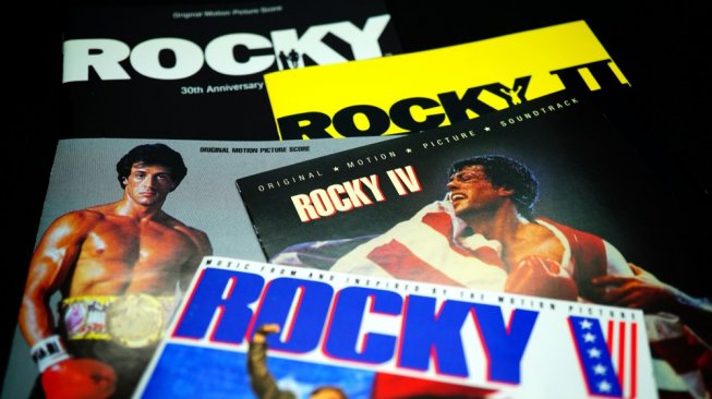 Cover VCD film Rocky yang diperankan oleh aktor Hollywood, Sylvester Stallone. [Shutterstock]