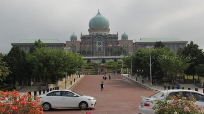 Gedung Perdana Putra, atau kantor Perdana Menteri Malaysia. (Suara.com/Dwi Bowo Raharjo)