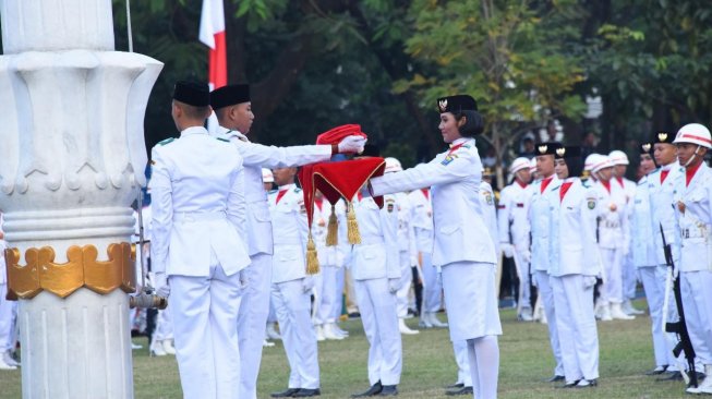 Rangkaian HUT RI ke-74 Tingkat Jabar Ditutup Lewat Gelar Senja di Gasibu