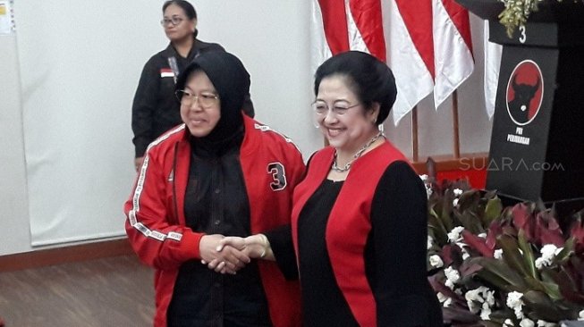 Risma Fokus Urus Surabaya, Belum Berpikir Politik Tingkat Nasional