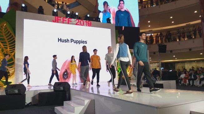 Hush Puppies luncurkan The Athleisure, koleksi fashion yang membuat olahraga tetap menawan. (Suara.com/Risna Halidi)