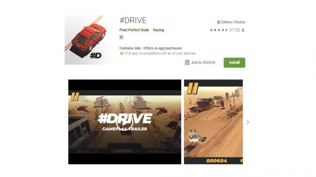 #Drive, game indie seru di Android. [Google Play Store]