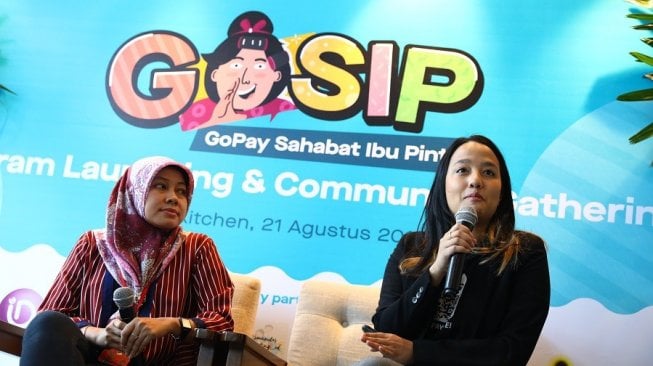 Gosip (Gopay Sahabat Ibu Pintar) kerja sama Alfamart dan Gopay. (Suara.com/Vessy Frizona)