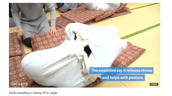 'Adult Swaddling', Terapi Bedong Orang Dewasa untuk Meredakan Nyeri Otot