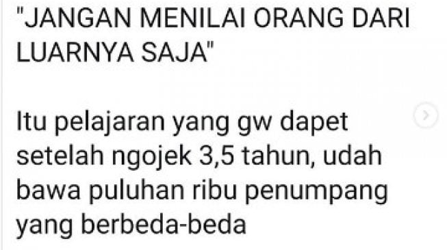 Beda Dari Stereotip, Pria ini Ungkap  Beragam Tipe Penumpang Ojol