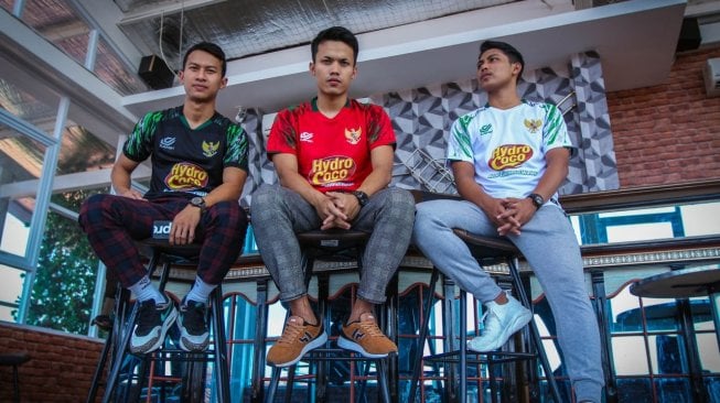 Jersey Timnas Futsal Indonesia dari DJ Sport untuk uji coba di Thailand. (Dok. DJ Sport).