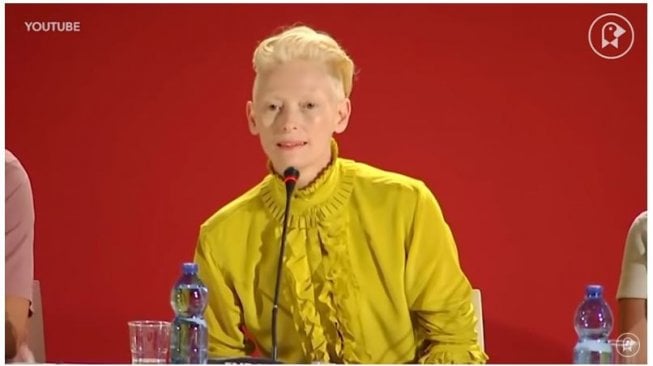 Tilda Swinton. (Youtube/Fandor)