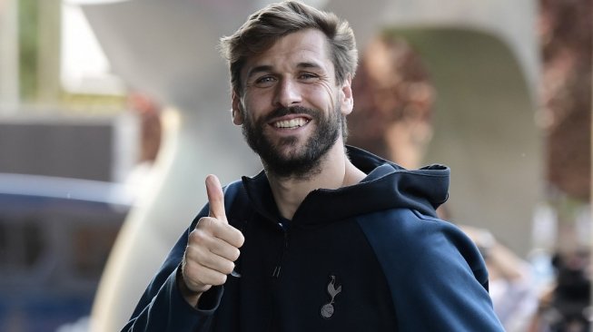 Fernando Llorente saat masih memperkuat Tottenham Hotspur. [JAVIER SORIANO / AFP]