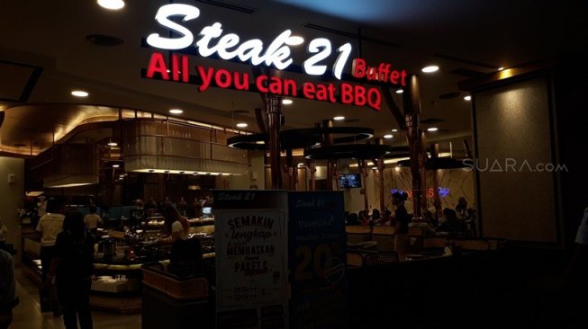 Mantapnya Mabok Daging BBQ Premium All You Can Eat di Steak 21