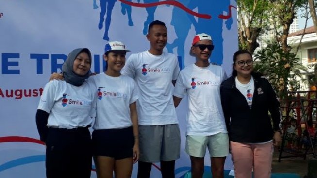 Smile Train Indonesia Ajak Atlet Lari Berlomba Sambil Beramal