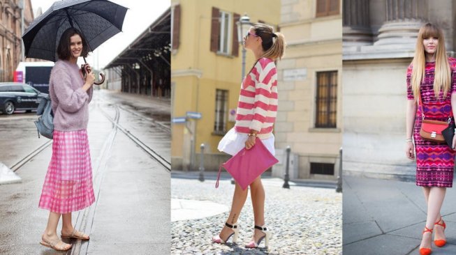 5 Tips Padu Padan Warna Pink ala Street Style Icon