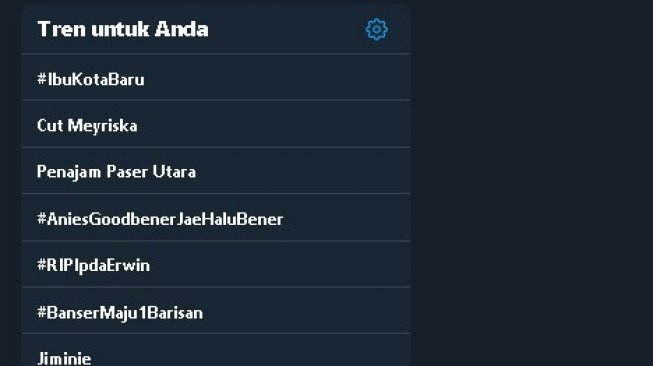 Penajem Paser Utara jadi trending topic Twitter (Twitter)