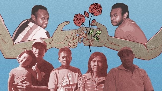 Persahabatan Galuh dan Gap, 'Asal Ko Tahu Trada HAM di Papua'