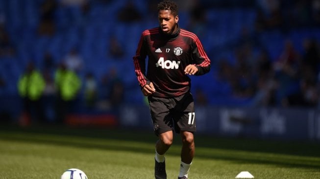 Gelandang sentral Manchester United, Fred Rodrigues. [Oli SCARFF / AFP]