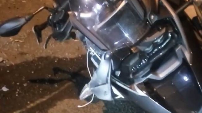 Moge BMW R1200GS di Jogja Alami Kecelakaan, Diduga karena Pelek Patah