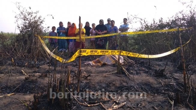 Pamit Pergi Bakar Daun Tebu, Saifullah Ditemukan Hangus Terbakar