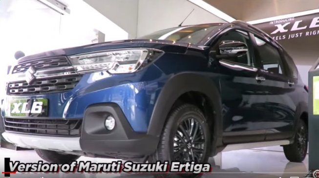 Maruti Suzuki XL6 yang disebut-sebut sebagai "rugged version of Suzuki Ertiga" [YouTube: Area of Interest, India].