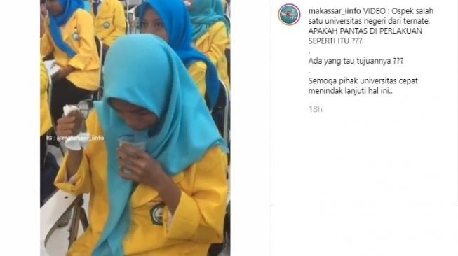 Viral Ospek Mahasiswa Baru Dipaksa Minum Air Campur Ludah, Awas Dampaknya!