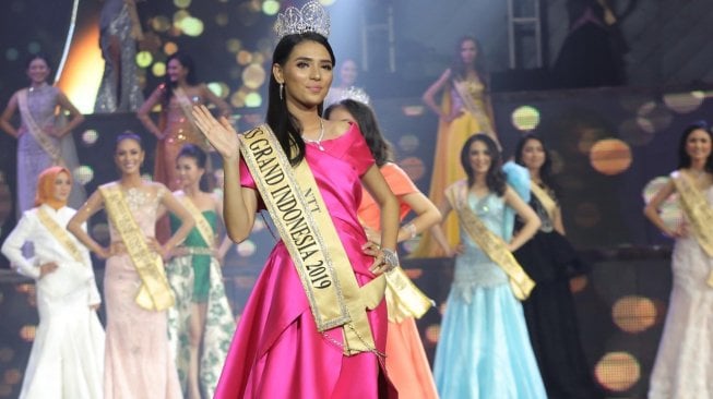 Sarlin Jones, pemenang Miss Grand Indonesia 2019. [istimewa]