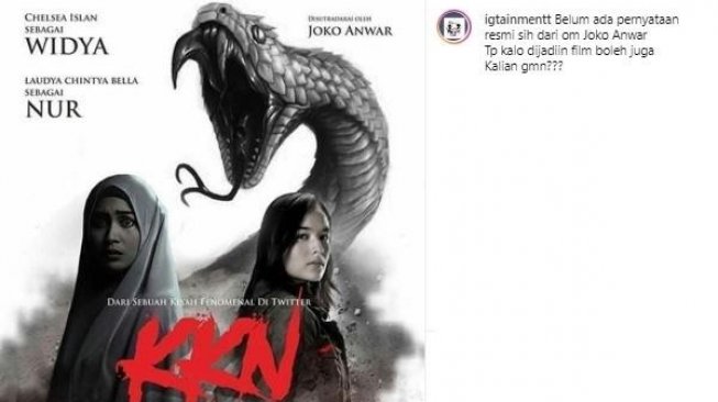 Cover film KKN di Desa Penari (Instagram/@Igtainment)
