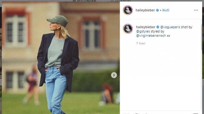 Hailey Baldwin. (Instagram/@HaileyBieber)