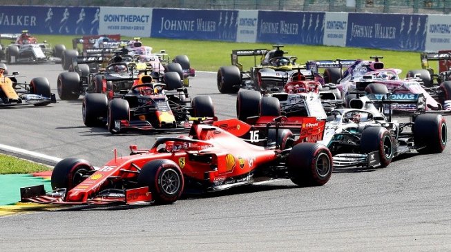 Hasil F1 GP Belgia: Leclerc Akhiri Puasa Kemenangan Ferrari