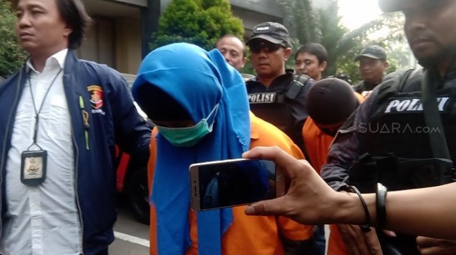 Aulia Kesuma, otak di balik kasus pembakaran suami dan anak tiri. (Suara.com/Arga).