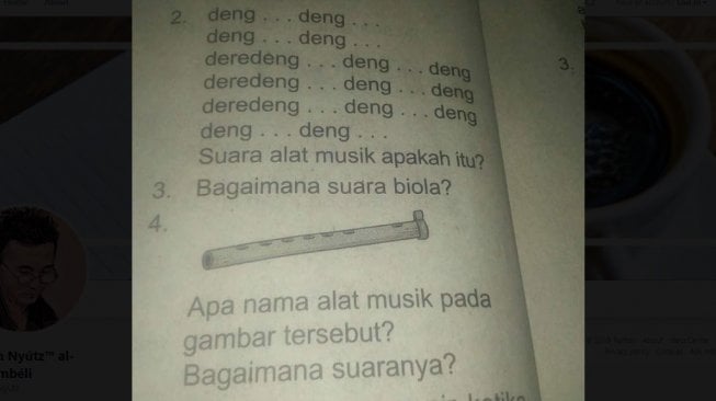 Ngakak, Pertanyaan Soal Alat Musik Ini Bikin Kesal Warganet