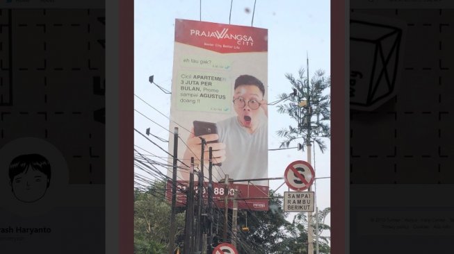 Ngakak, Iklan Apartemen Ini Bikin Warganet Gagal Paham