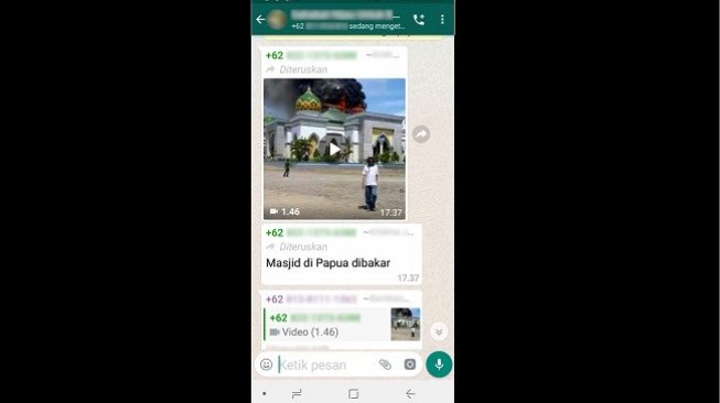 CEK FAKTA: Kerusuhan di Papua, Benarkah Ada Masjid Dibakar?