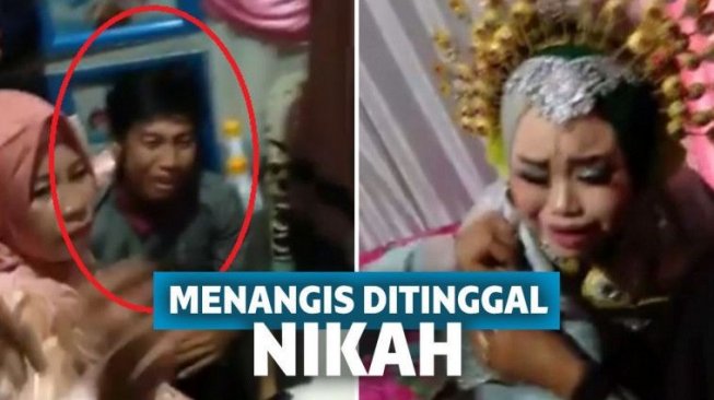 7 Tahun Pacaran Ditinggal Nikah, Pria Ini Nangis Datang ke Pernikahan