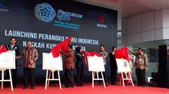 Perpusnas Luncurkan 4 Perangko Edisi Naskah Kuno Nusantara