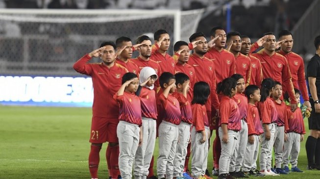 Starting XI Timnas Indonesia di laga kontra Malaysia, Kamis (5/9/2019) malam WIB. [ANTARA FOTO]