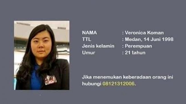 Selebaran Veronica Koman DPO Polda Metro Jaya Hoaks