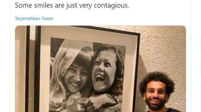 Tweet penyerang Liverpool, Mohamed Salah usai diduga berseteru dengan Sadio Mane. (Instagram/@MoSalah)