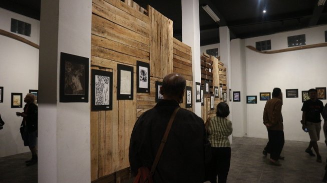 Pembukaan Pameran Cultural Impression di OK Gallery Warungboto (Suara.com/Amertiya)