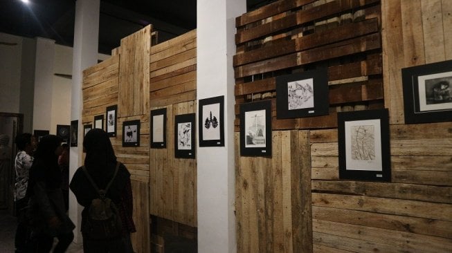 Pembukaan Pameran Cultural Impression di OK Gallery Warungboto (Suara.com/Amertiya)