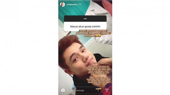 Postingan Ranty Maria dan Ryan Wijaya. [Instagram] 