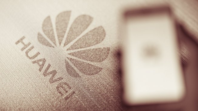 Ilustrasi logo Huawei. [Shutterstock]
