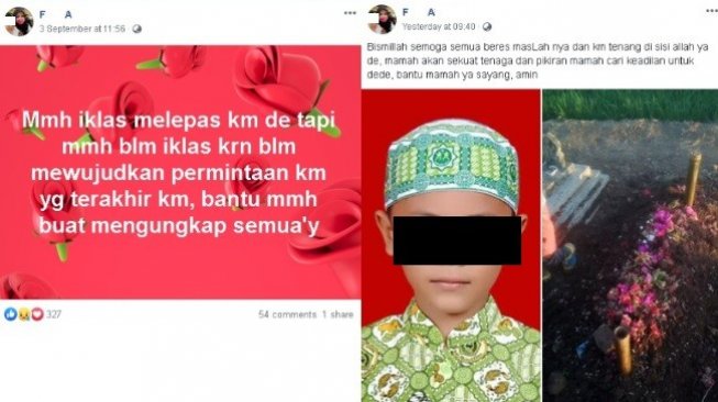 Curhatan ibu korban bullying - (Facebook/FA)