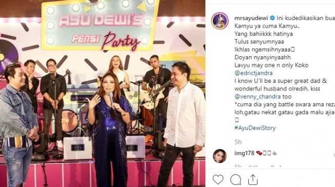 Ayu Dewi ulang tahun