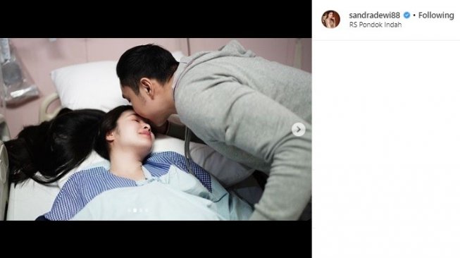 Sandra Dewi melahirkan anak kedua (Instagram/sandradewi88)