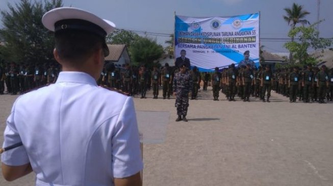 Diospek di Kota Serang, Sekolah Tinggi Perikanan Banten Gaet Lanal Banten